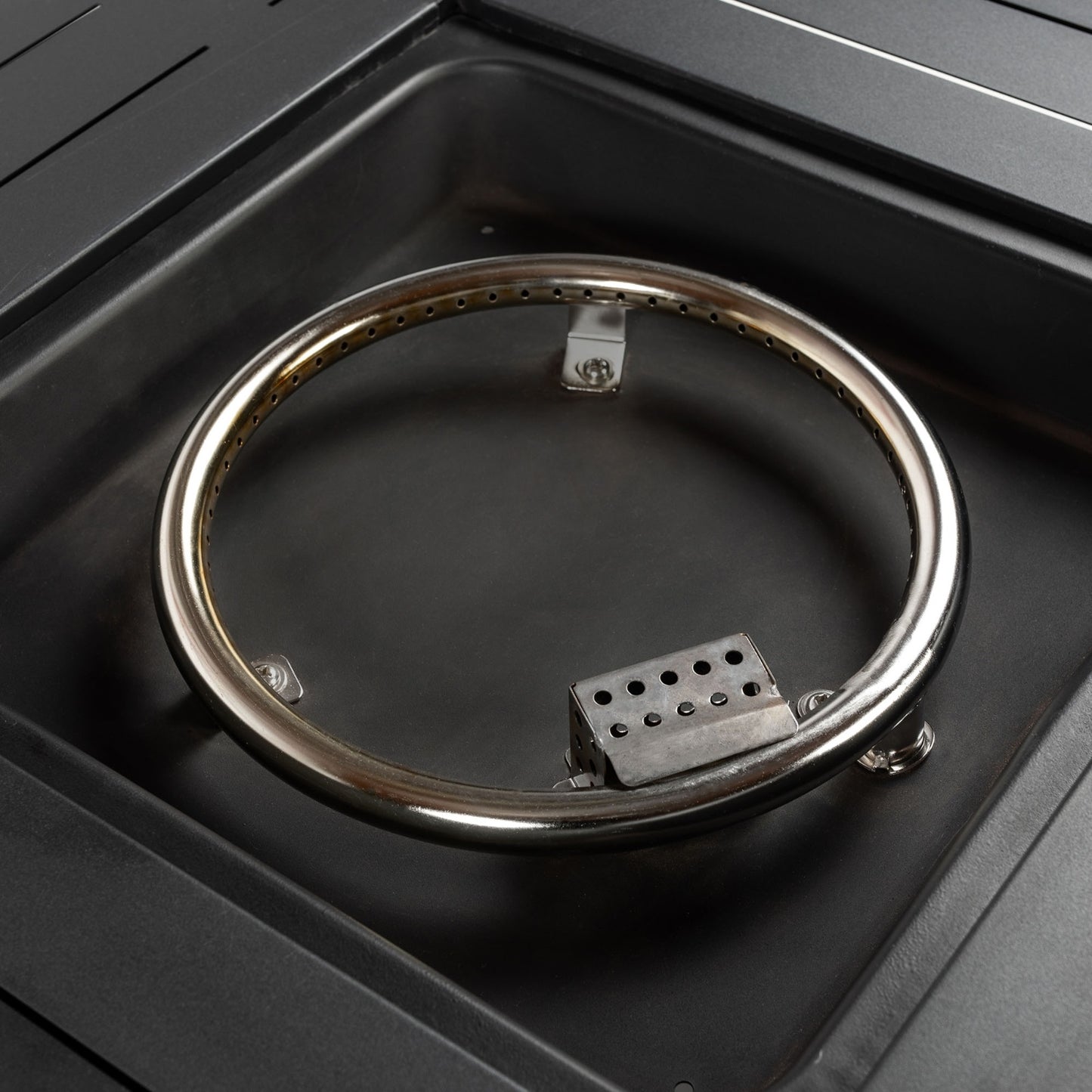 28" Wicker Square Fire Pit Table - 40000 BTU Propane Outdoor Patio