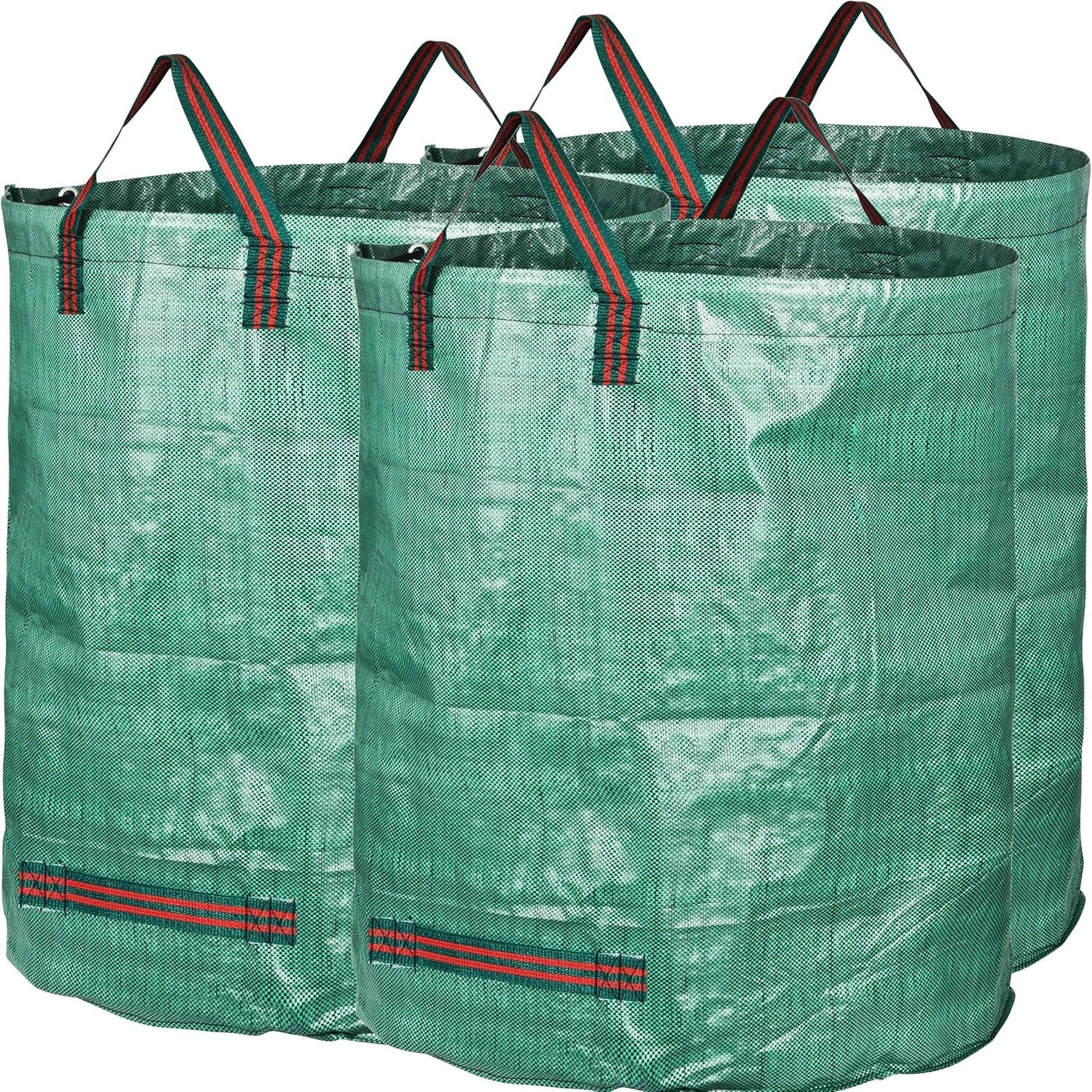 3-Pack 72 Gallons Reusable Garden Waste Bags (H30, D26 Inches) - Yard Waste Bags