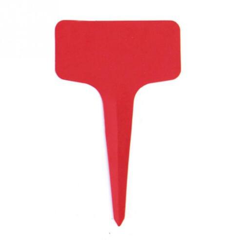 100-Pack Colorful Garden Plant Labels - 6x10cm T-Shaped Markers