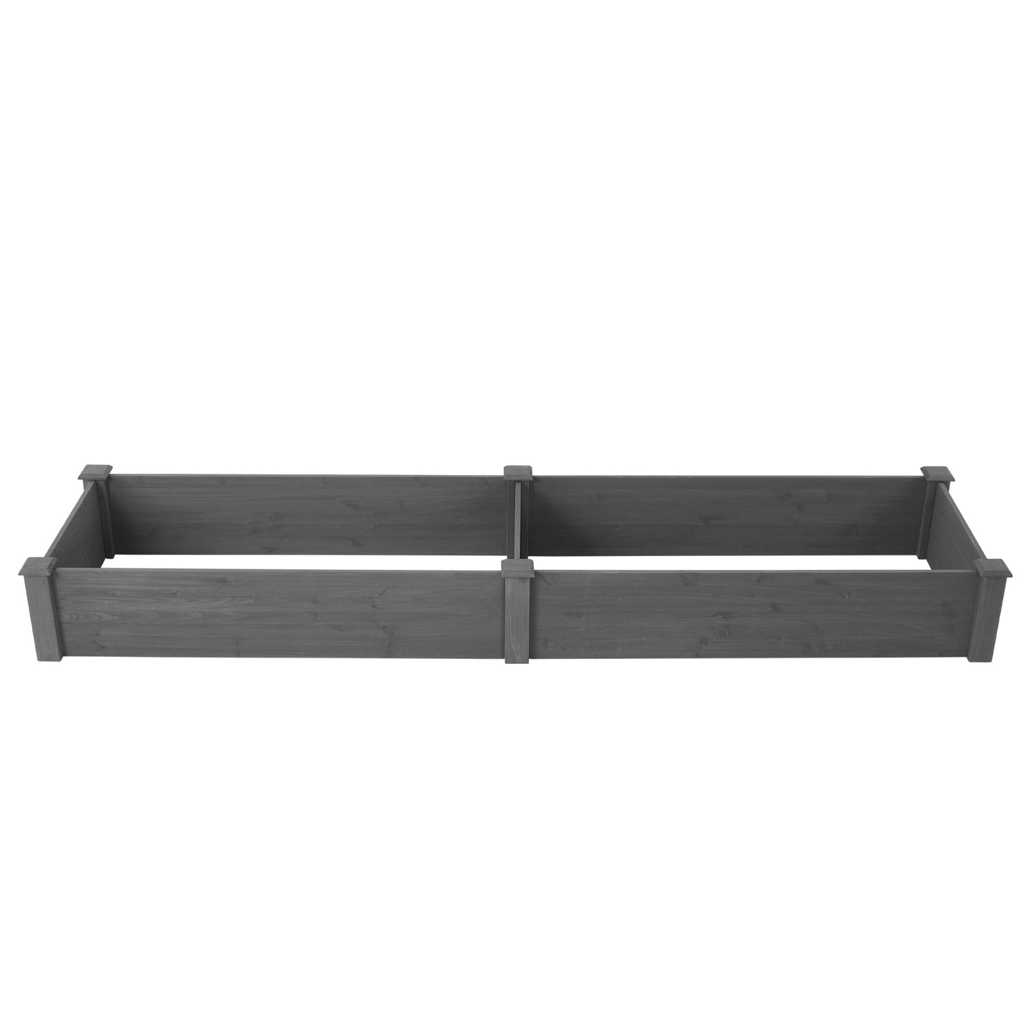 Raised Garden Bed 96x28x10" Large Planter Box for Vegetables & Herbs