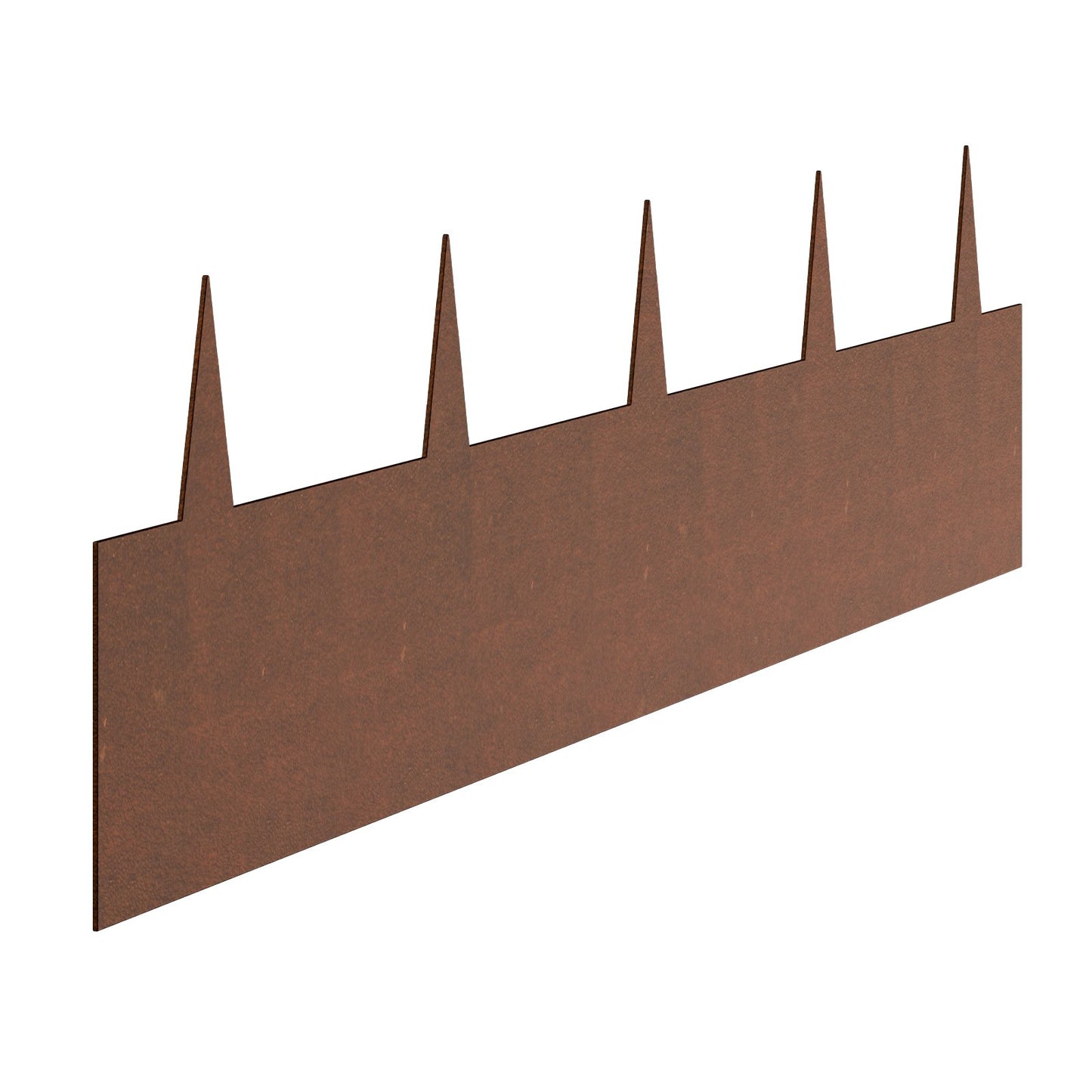 Weathering Steel Landscape Edging - 6 Pack 40" x 8" Rust Finish