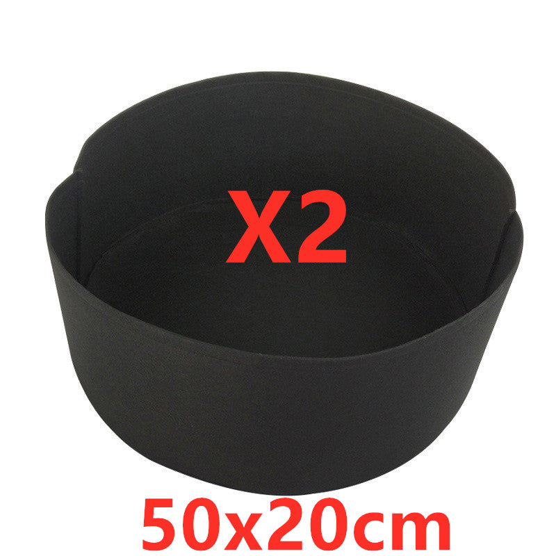 Fabric Raised Garden Bed Planter Bag with Drainage - Round Grow Container