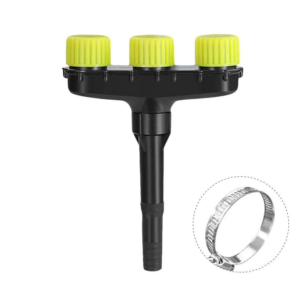 3 or 5-Outlet Adjustable Garden Sprinkler – High-Pressure Mist, Universal Hose Fit