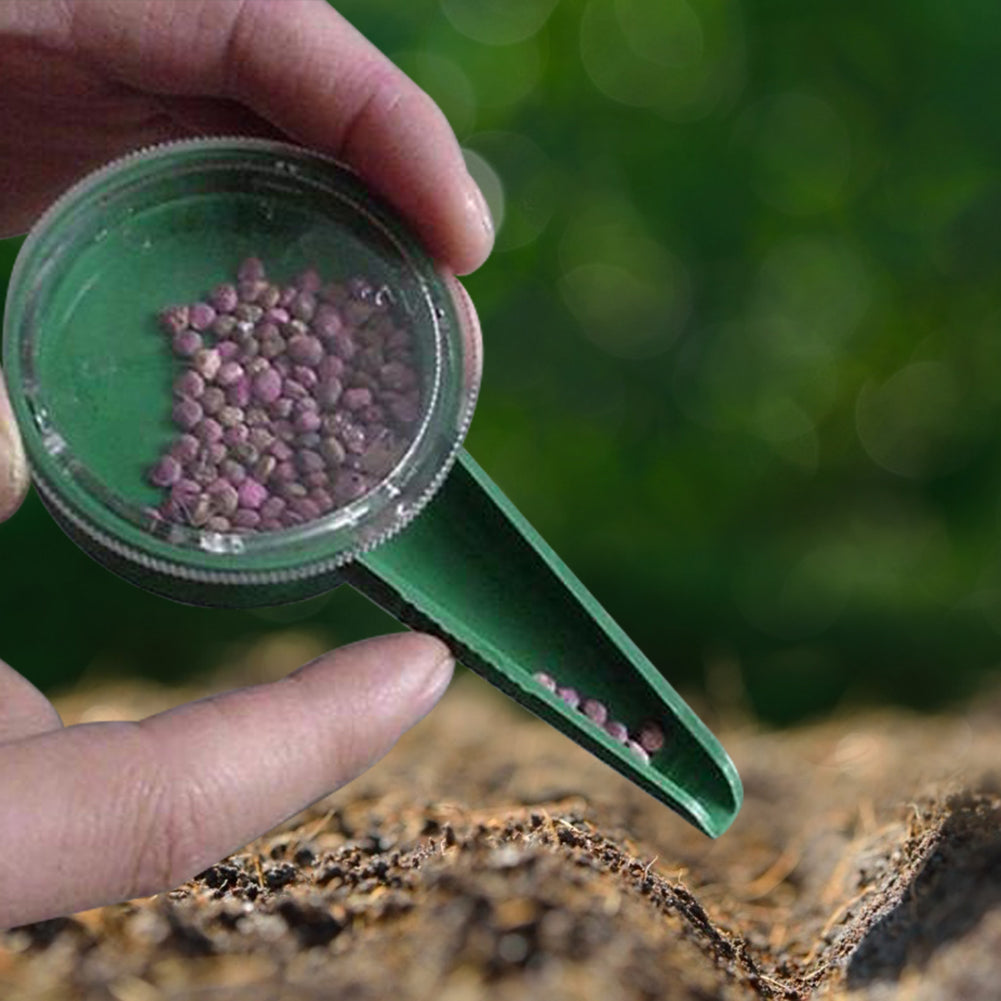 Adjustable Seed Sower with 5-Speed Dial for All Seed Sizes