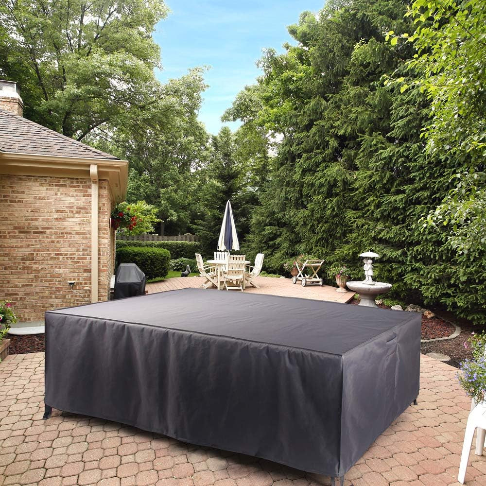108 Inches Patio Furniture Cover Waterproof Outdoor Furniture Set Cover