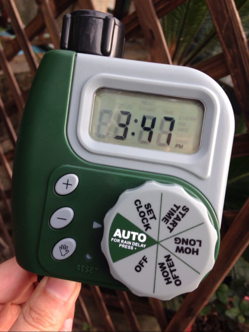 Automatic Garden Irrigation Timer with LCD Display - Programmable Water