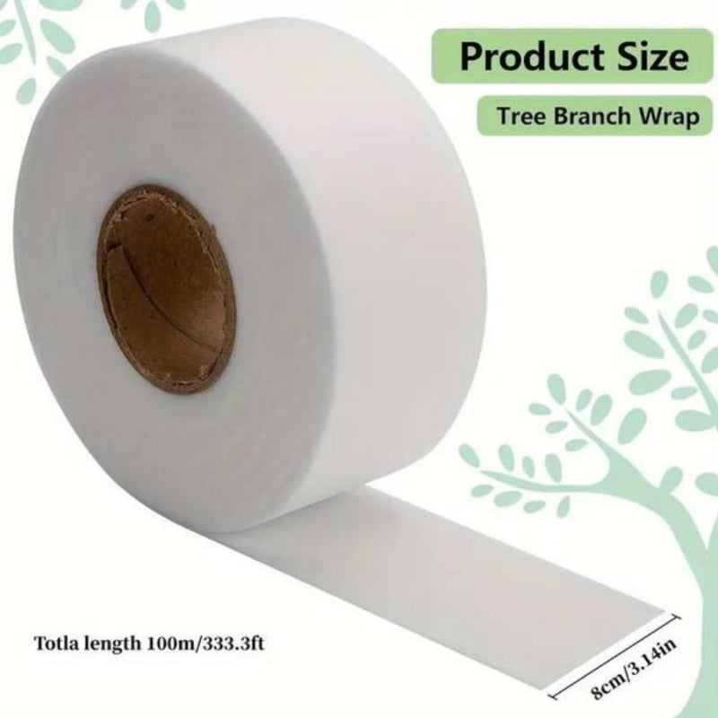 Tree Protector Wrap 333ft - Breathable White Trunk Guard for Winter