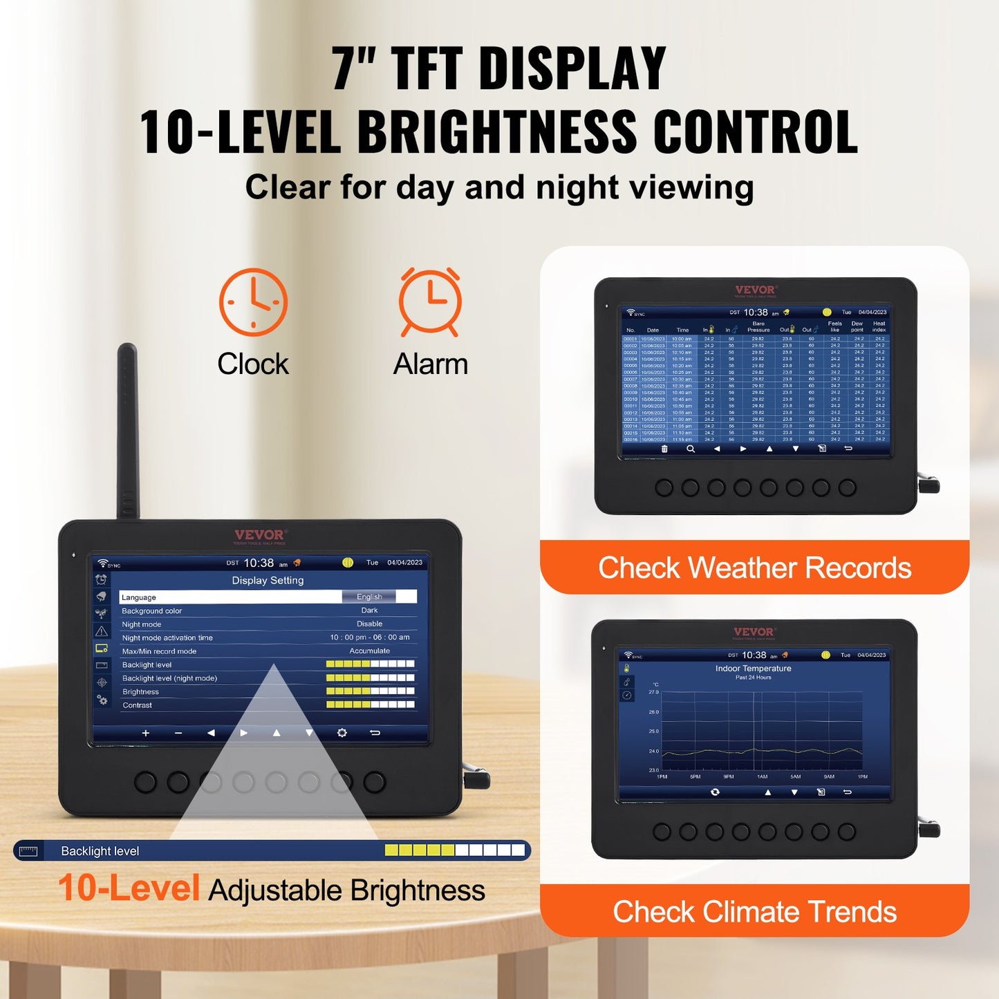 7-in-1 Wi-Fi Weather Station with Solar Sensor & 328 ft Range