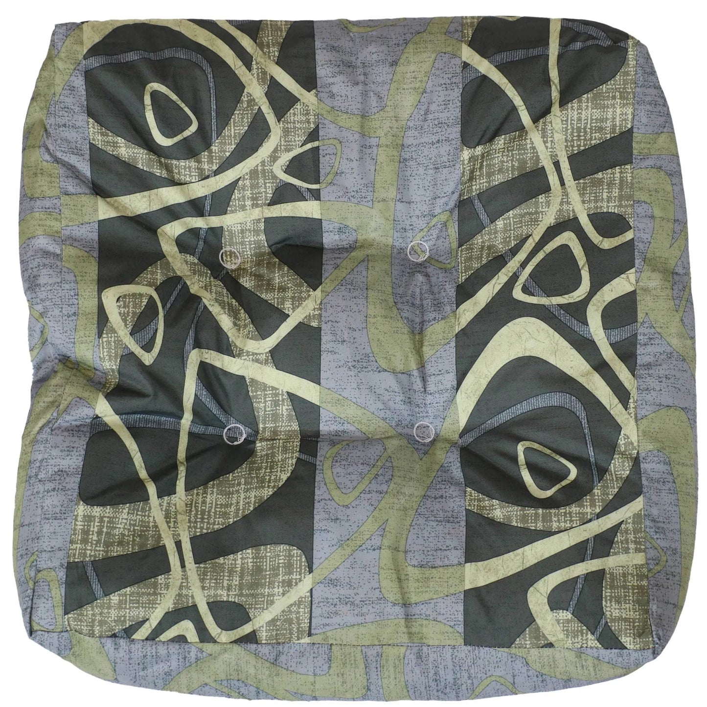 20" X 20" Modern Jazz Square Seat Cushion Set, 2 Count