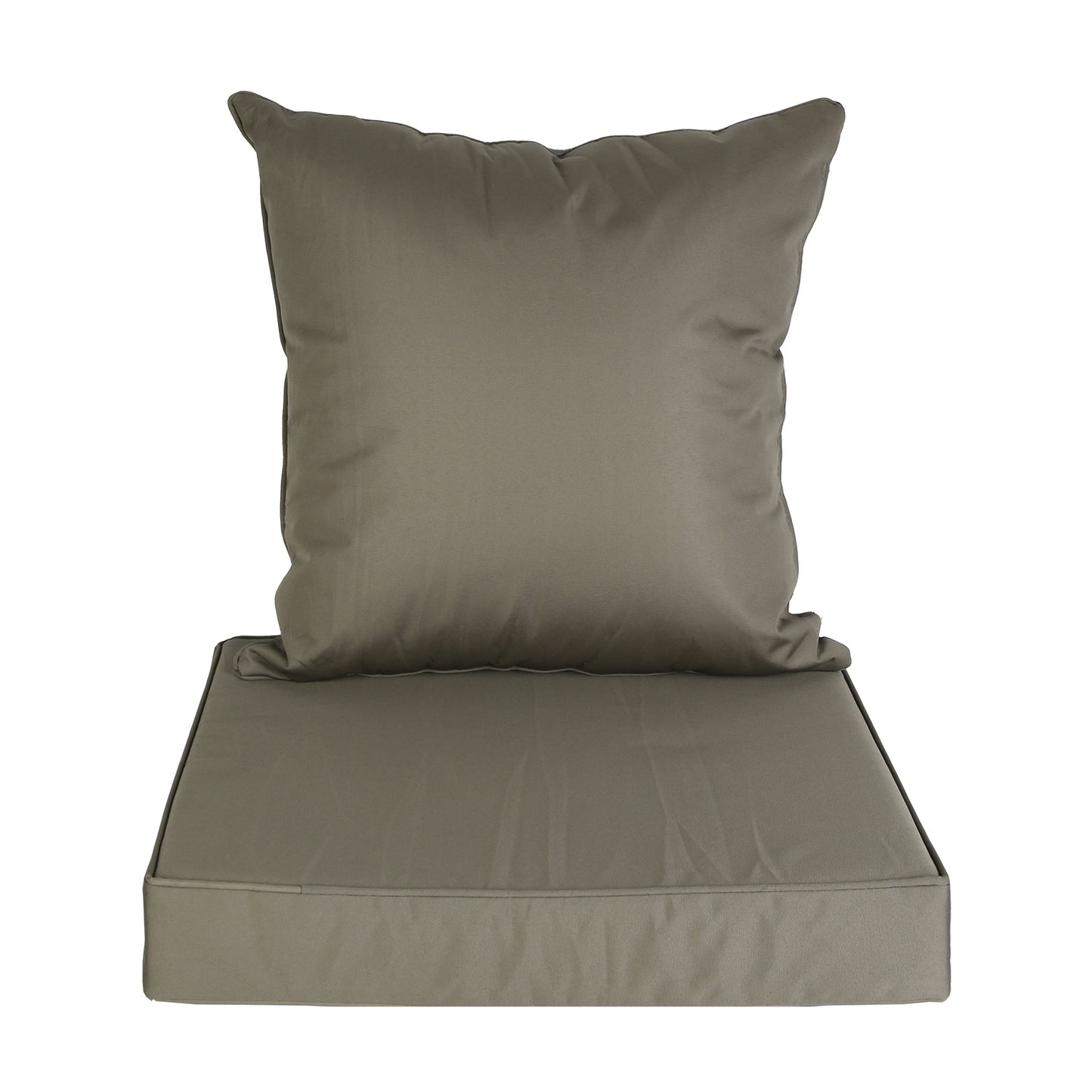 Outdoor Deep Seat Cushion & Back Pillow Set – Waterproof, UV-Resistant, 4 Colors - Rooted Supplies