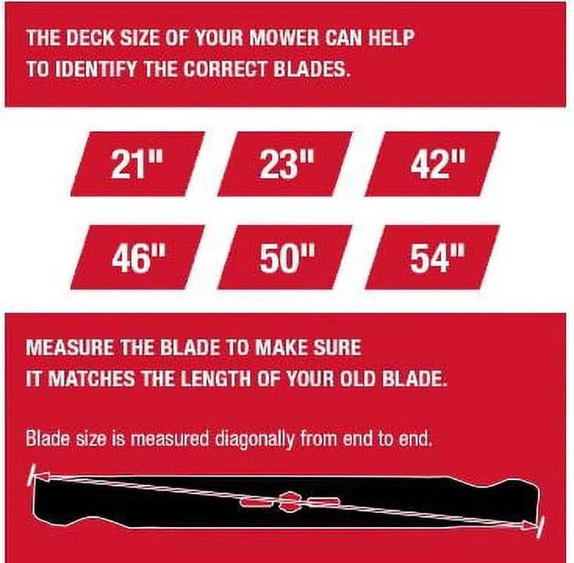 490-110-Y135 30 In. 3-In-1 Mulching Blade, Star Center Hole, 1 Count