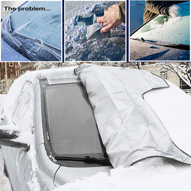 Magnetic Car Windshield Snow Cover - Front Window Ice Protector