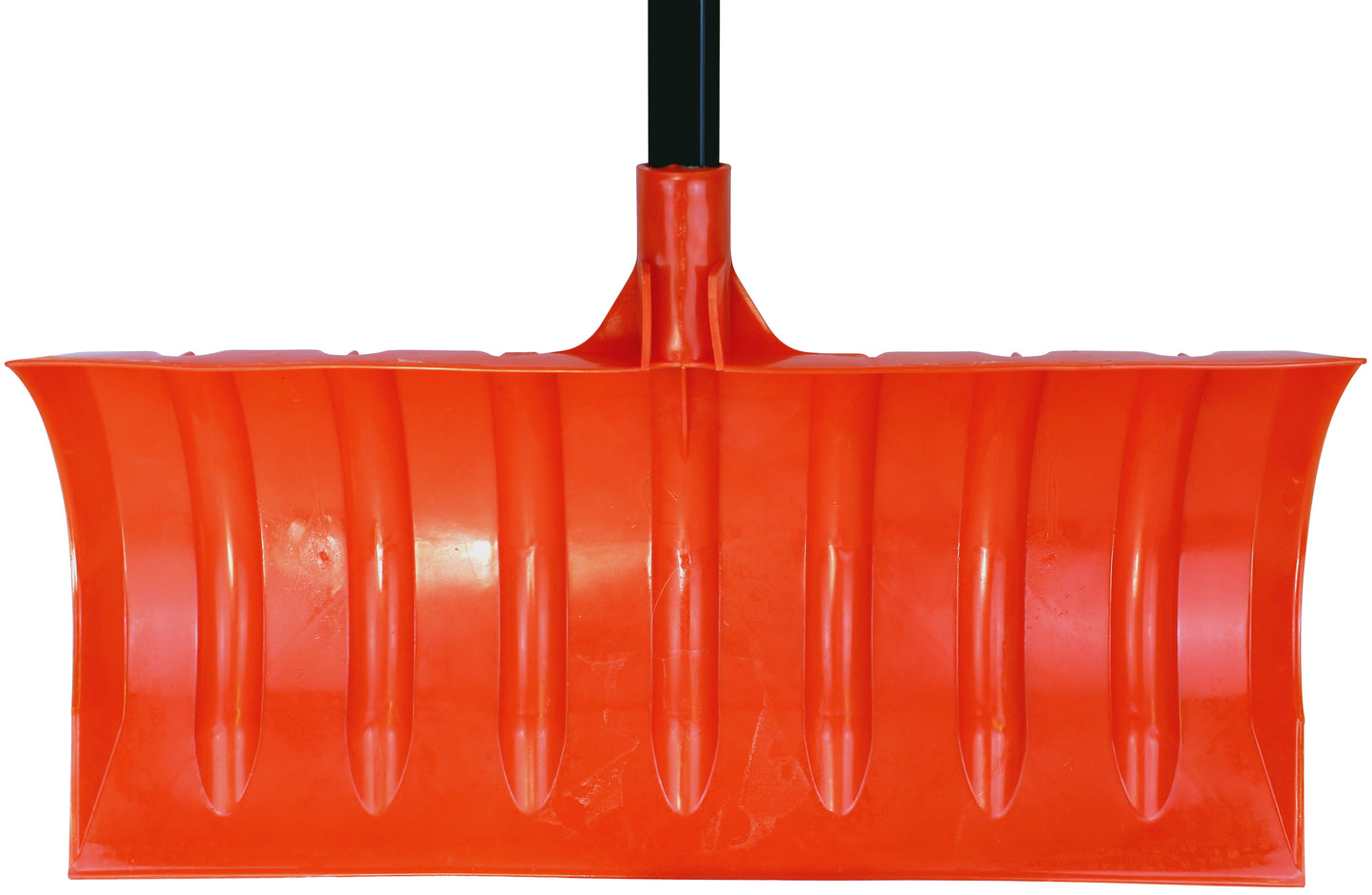 Bigfoot 21" Heavy-Duty Roller Snow Shovel with Metal Handle & Large D-Grip for Effortless Snow Removal
