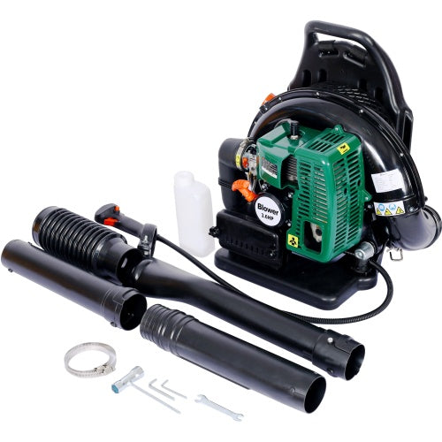 2-Stroke Gas Backpack Leaf Blower – 63.3cc 3.6HP 750CFM Professional