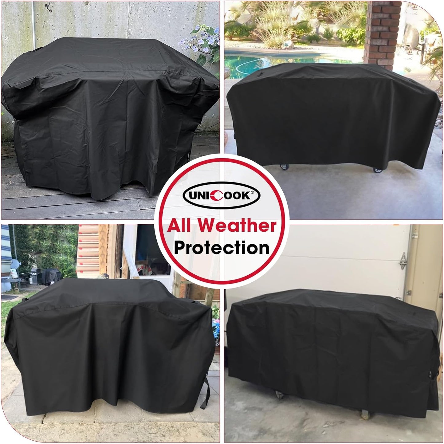 70 Inch Griddle Grill Cover for Blackstone 36 Inch Proseries, Heavy Duty Waterproof Large Flat Top Grill Cover with Sealed Seam, Compare to Blackstone 5005, 5482, Black