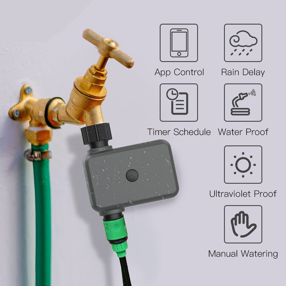 Smart WiFi Garden Irrigation Timer – App-Controlled Water Valve