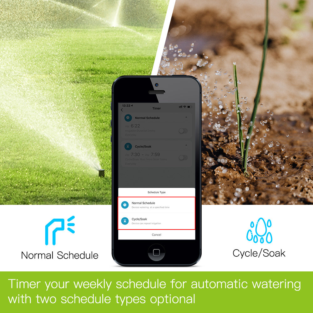 Smart WiFi Garden Irrigation Timer – App-Controlled Water Valve