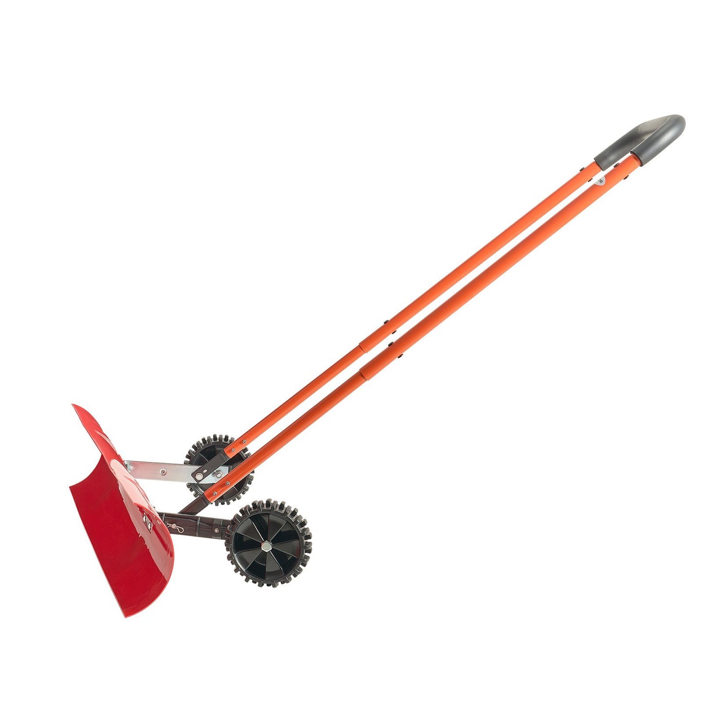 37.8" Wheeled Snow Pusher Shovel for Driveways, Sidewalks & Parking Lots