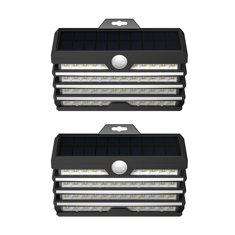 Solar Motion Sensor Light 2600LM - 180° Three-Panel Security Flood Light