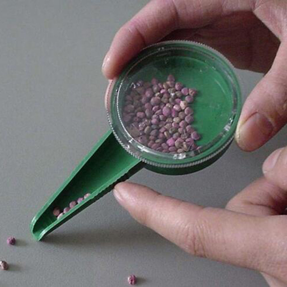 Adjustable Seed Sower with 5-Speed Dial for All Seed Sizes