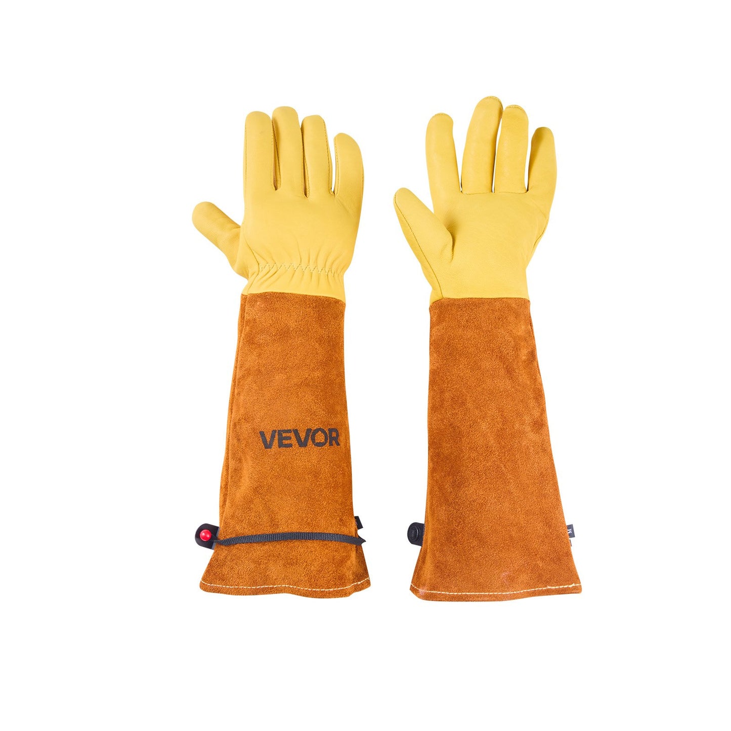 Thorn Proof Gardening Gloves | Long Leather Rose Pruning Gloves for Men & Women
