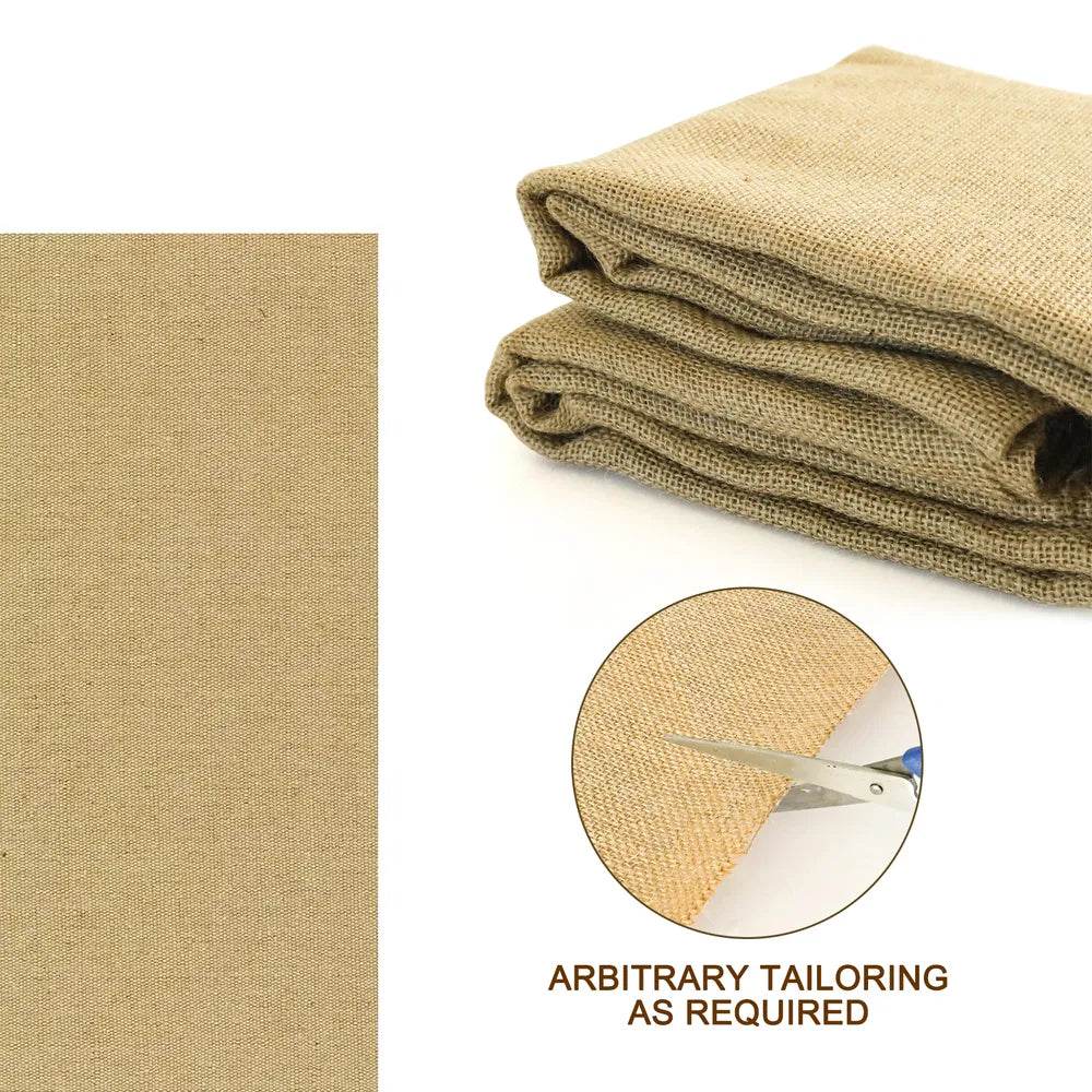 Biodegradable Jute Mulch Ground Cover for Weed Control and Erosion Prevention, 63 in x 30 ft