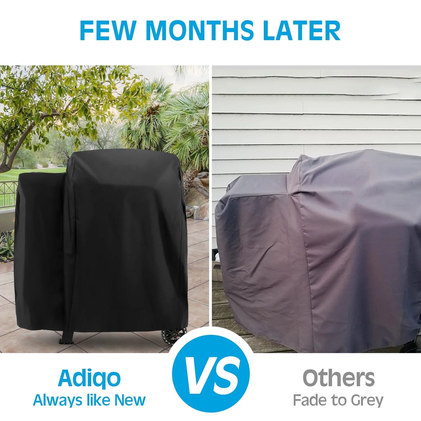 Heavy Duty Waterproof Wood Pellet Grill Cover Compatible with Pit Boss Lexington, 700FB, All Weather Protection Outdoor BBQ Cover