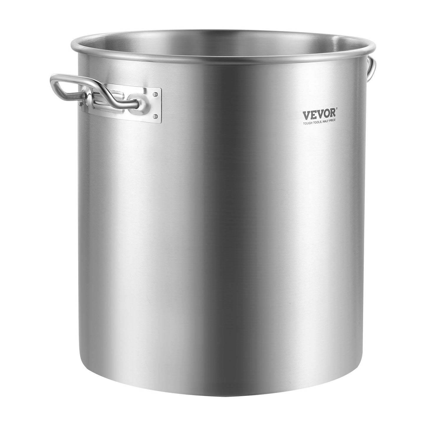 VEVOR 42Qt Stainless Steel Stockpot - Commercial Grade with Strainer & Lid