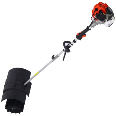 52CC Gas-Powered Snow Sweeper - 27" Professional Paddle Broom for Driveways