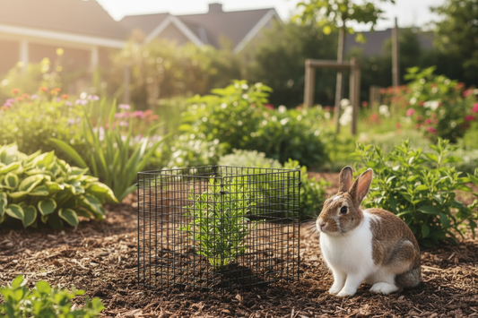 Wire Plant Cages for Vegetables – 10 Pack Animal-Resistant Garden Protectors