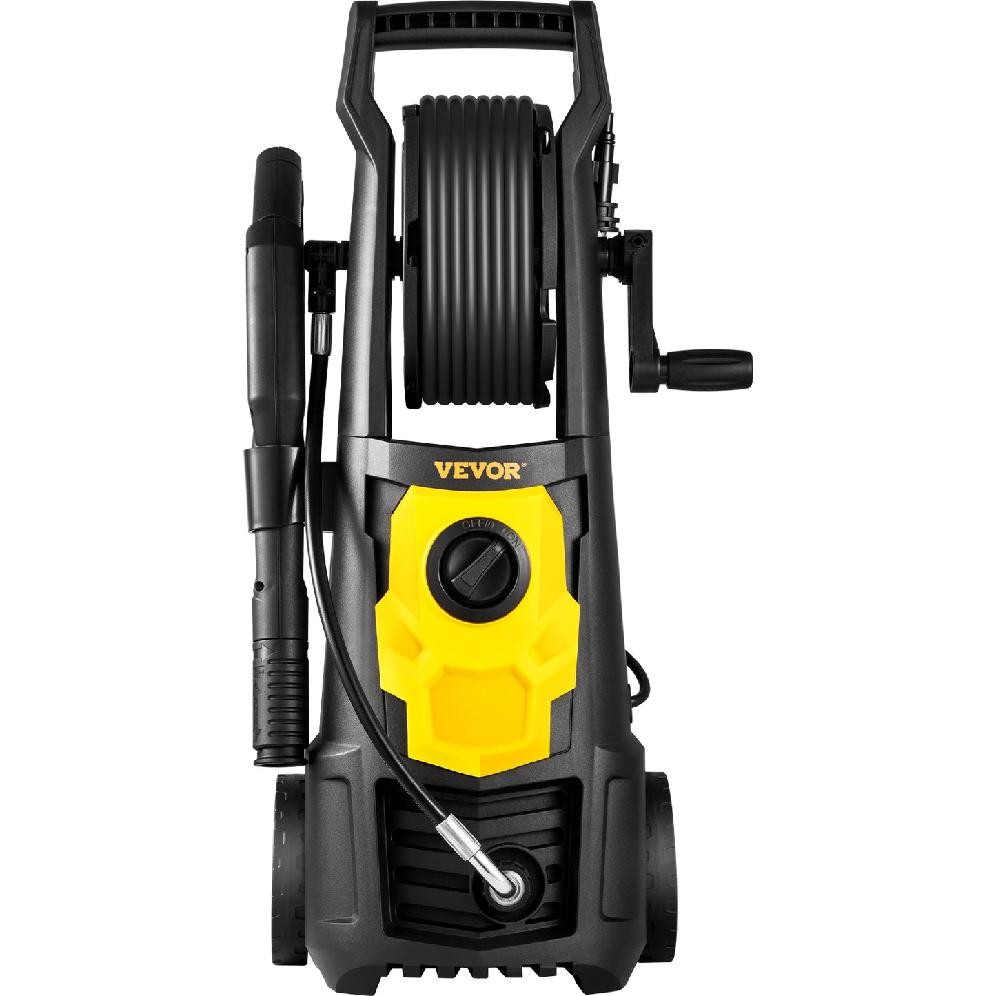 VEVOR 2000 PSI Electric Pressure Washer – 1500W Power Cleaner for Driveways