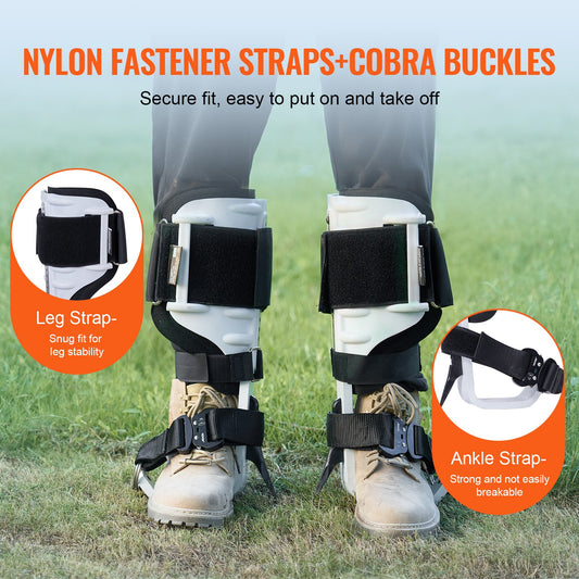 Tree Climbing Spikes - Aluminum Arborist Gear (350 LB Capacity)