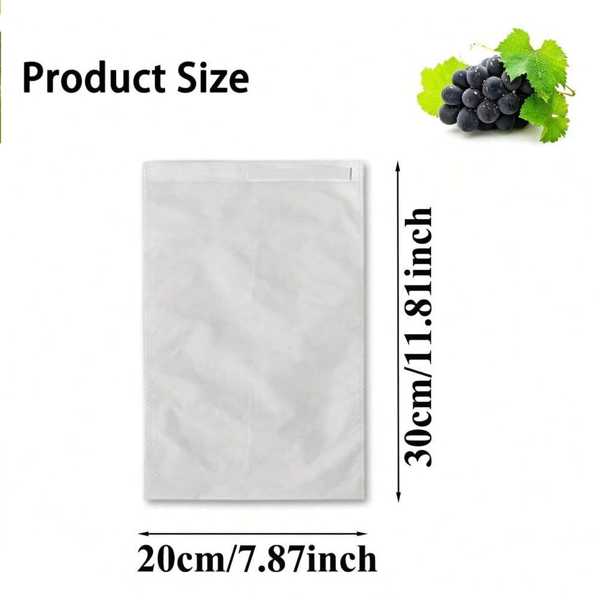 Fruit Protection Bags with Drawstring, Reusable Non-Woven Garden Netting Bags - Rooted Supplies