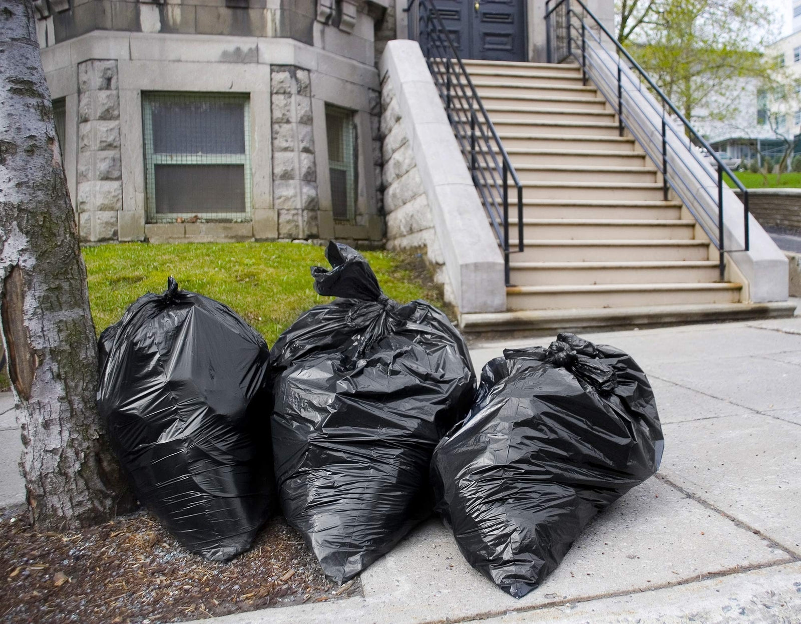 Veska 55 Gallon Trash Bags, (Value Pack 50 Bags W/Ties) Large Trash Bags 55 G...