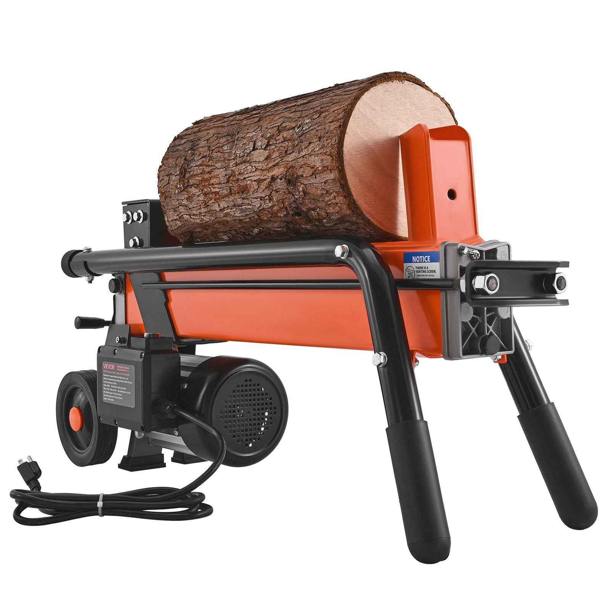 6.5-Ton Electric Log Splitter, 20-Inch Logs, 15-Amp Motor