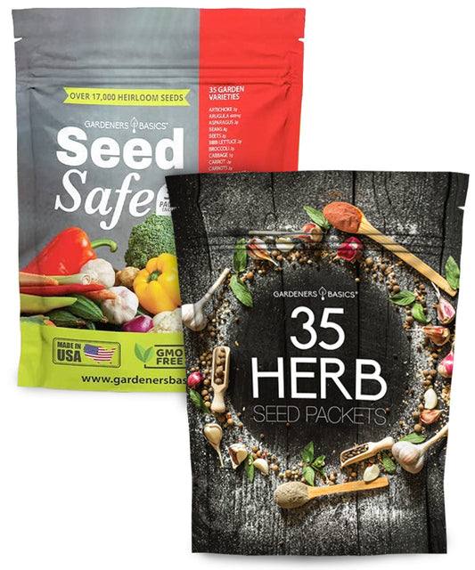 70-Variety Heirloom Vegetable & Herb Seed Kit: Non-GMO, Open-Pollinated