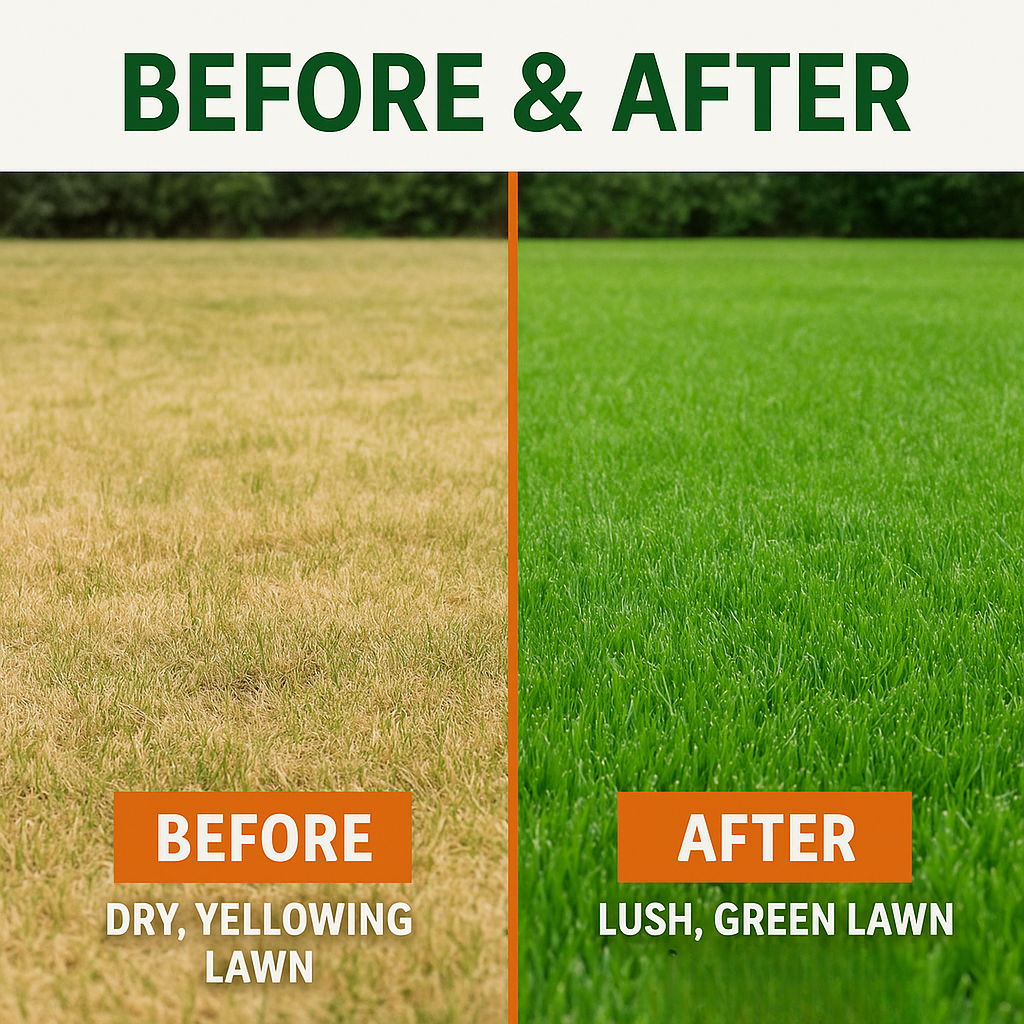Green Envy Organic Liquid Lawn Fertilizer with Humic Acid