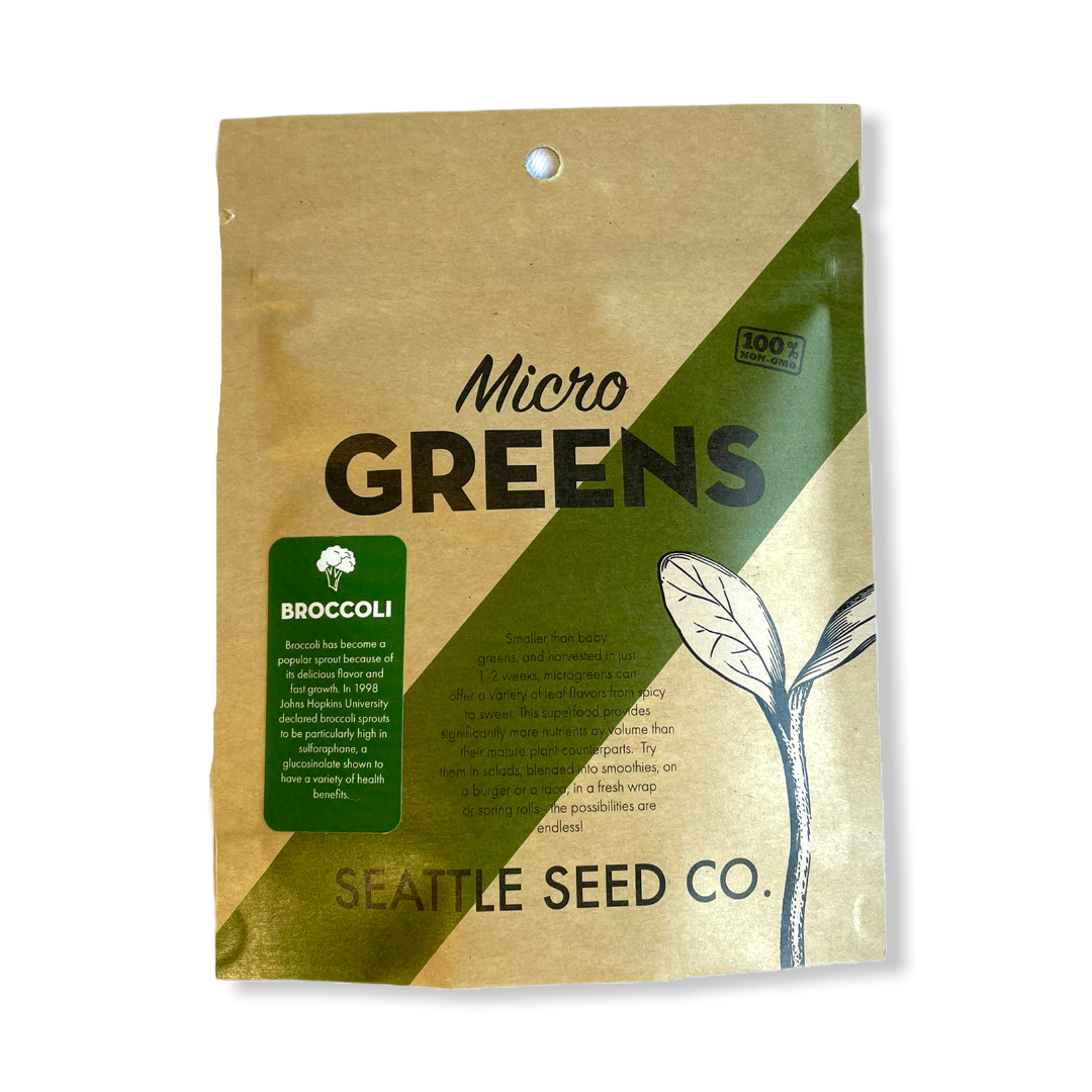 Broccoli Microgreen Seeds – Antioxidant-Rich Sprouting Seeds for Home Growing