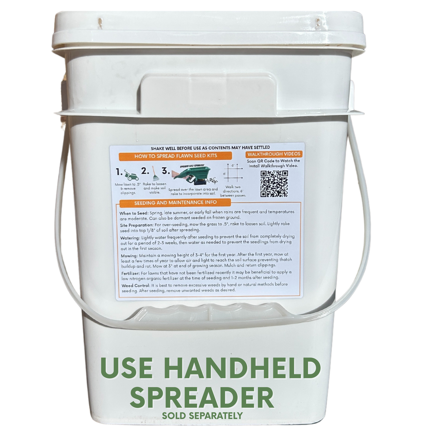 Simple Lawn Low Maintenance Grass Seed Blend – Drought Tolerant, Up to 4,000 Sq Ft