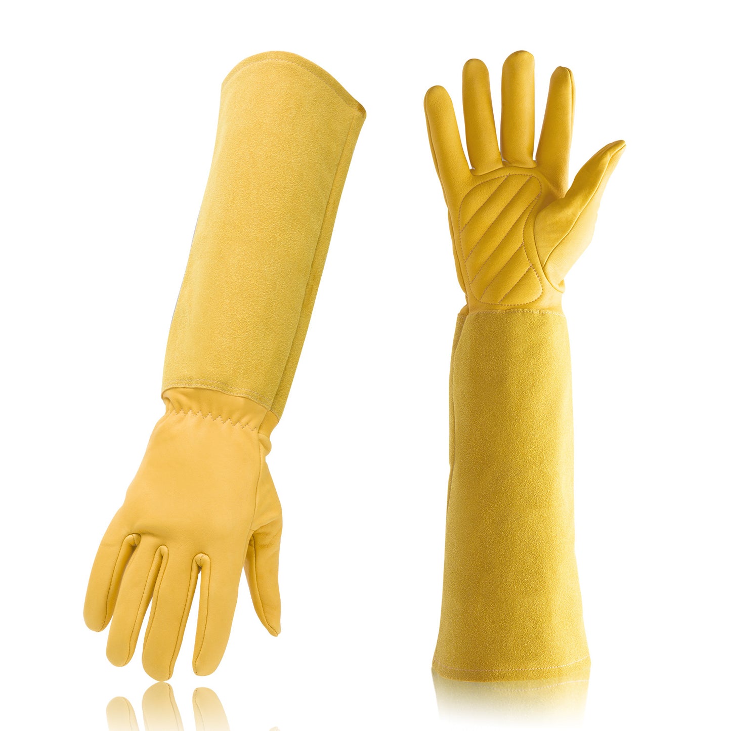 Long Gardening Gloves with Forearm Protection – Rose Pruning Work Gloves
