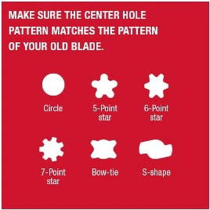 490-110-Y135 30 In. 3-In-1 Mulching Blade, Star Center Hole, 1 Count