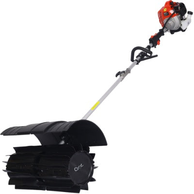 52CC Gas-Powered Snow Sweeper - 27" Professional Paddle Broom for Driveways