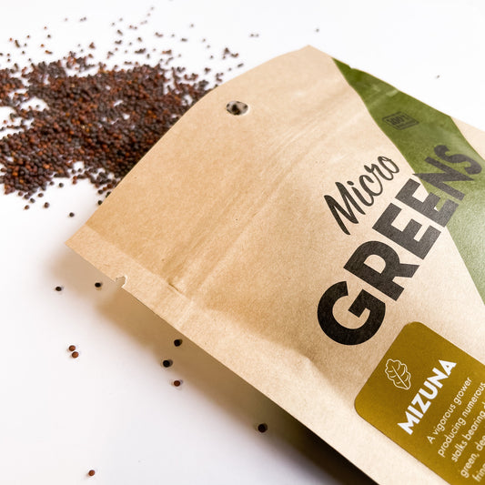 Mizuna Microgreen Seeds – Mild Peppery Japanese Greens for Home Growing