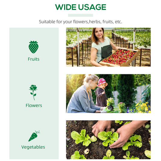 4x2x2 ft Portable Mini Greenhouse with PE Cover & Roll-Up Zippered Windows