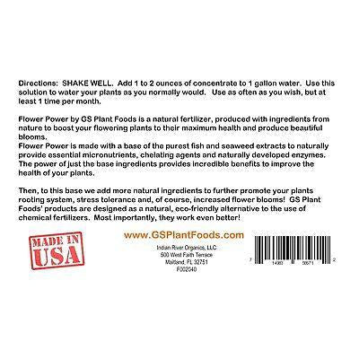 GS Plant Foods Organic Bloom Fertilizer Concentrate