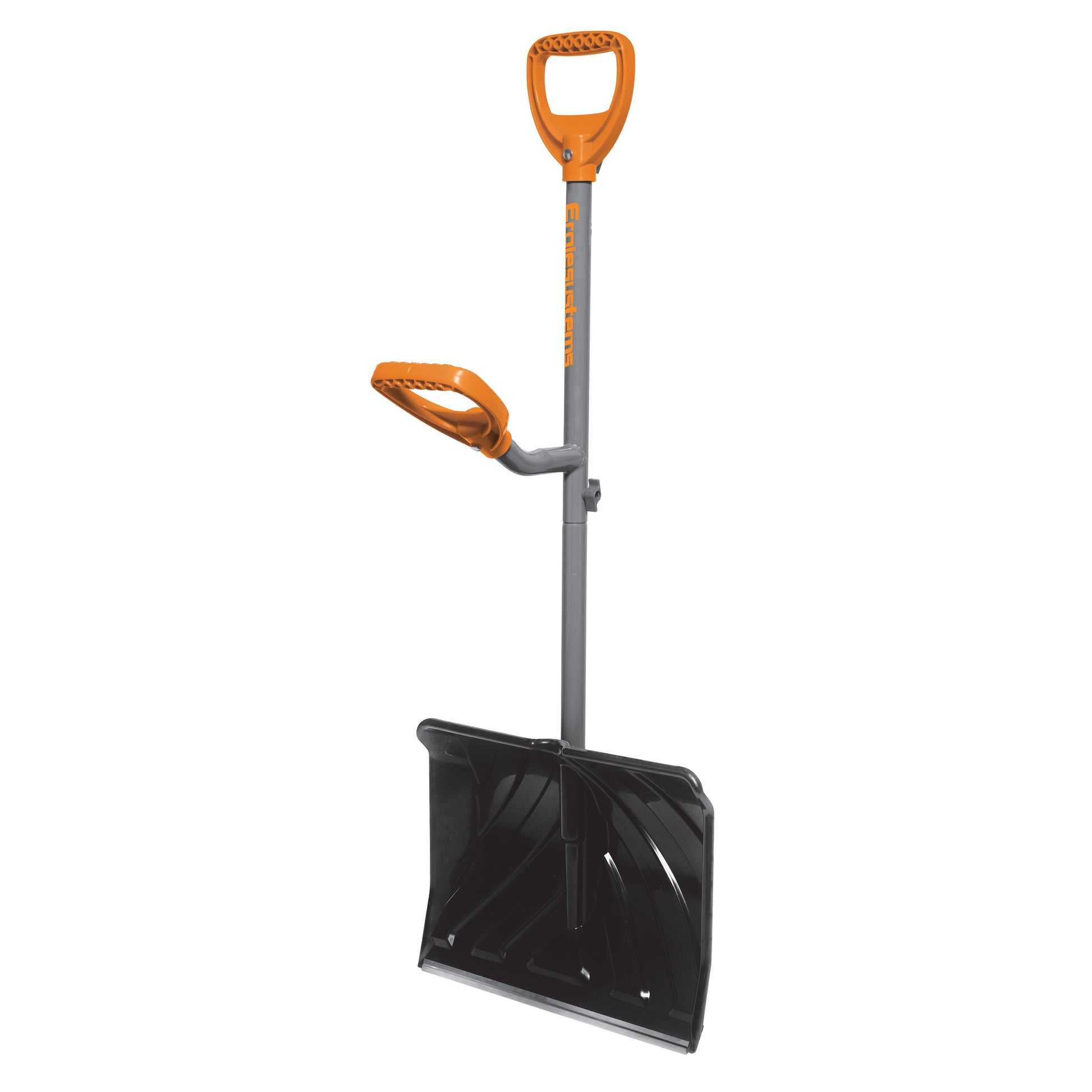 Ergieshovel Ergonomic Snow Shovel 18" Push + Scoop Blade, 34.5" Steel Shaft, ERG-SNSH18