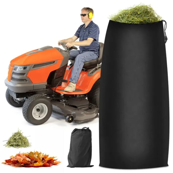 54 Cu Ft Lawn Tractor Leaf Bag with 112" Opening – Heavy-Duty Garden Waste Collector