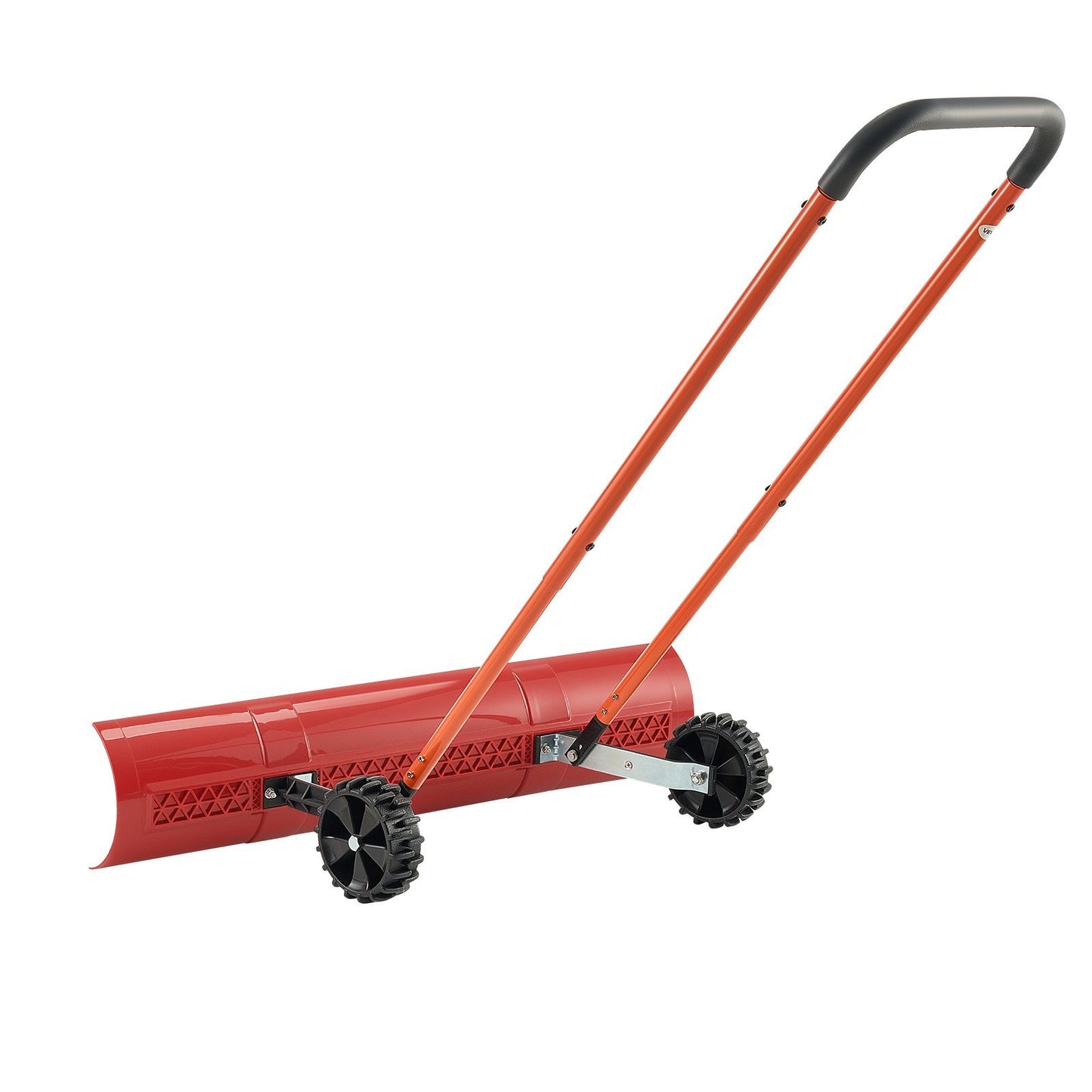 37.8" Wheeled Snow Pusher Shovel for Driveways, Sidewalks & Parking Lots
