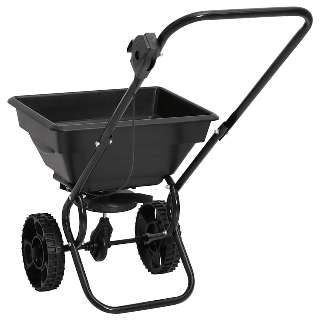 15L Hand Push Lawn Spreader – 10-Speed Settings, Fertilizer, Seed & Ice Melt