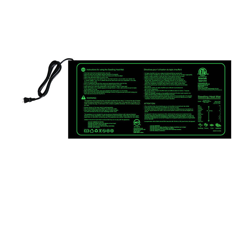 Seedling Heat Mat for Faster Germination - Waterproof Heating Pad